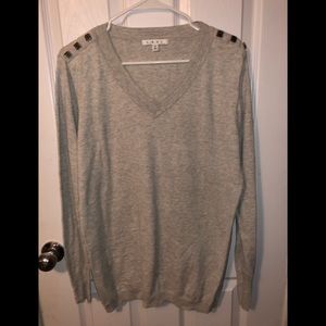 Cabi gray long sleeve top.